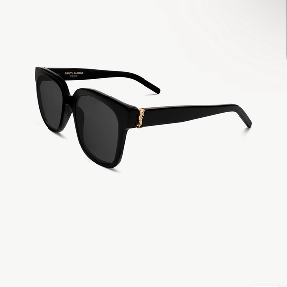 Yves Saint Laurent Accessories - YSL Yves Saint Laurent Black and Gold Sunglasses